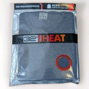 32 Degrees Heat Mens Medium Weatherproof Long Sleeve Crewneck Shirt